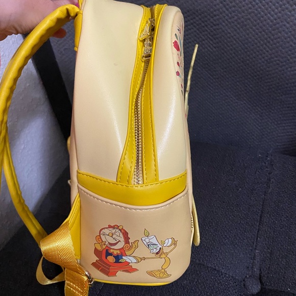 Loungefly Yellow Beauty and the Beast Backpack main image 4